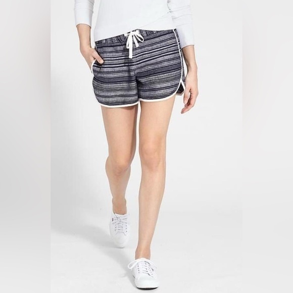 Athleta Pants - Athleta Jacquard Sandbar Shortie Linen Shorts